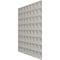 Ekena Millwork 19 5/8in. W x 19 5/8in. H Bradford EnduraWall Decorative 3D Wall Panel Covers 2.67 Sq. Ft. WP20X20BRGBE - alternate 6